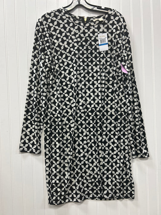 Dress Casual Midi By Michael By Michael Kors In Black, Size:Xl NWT