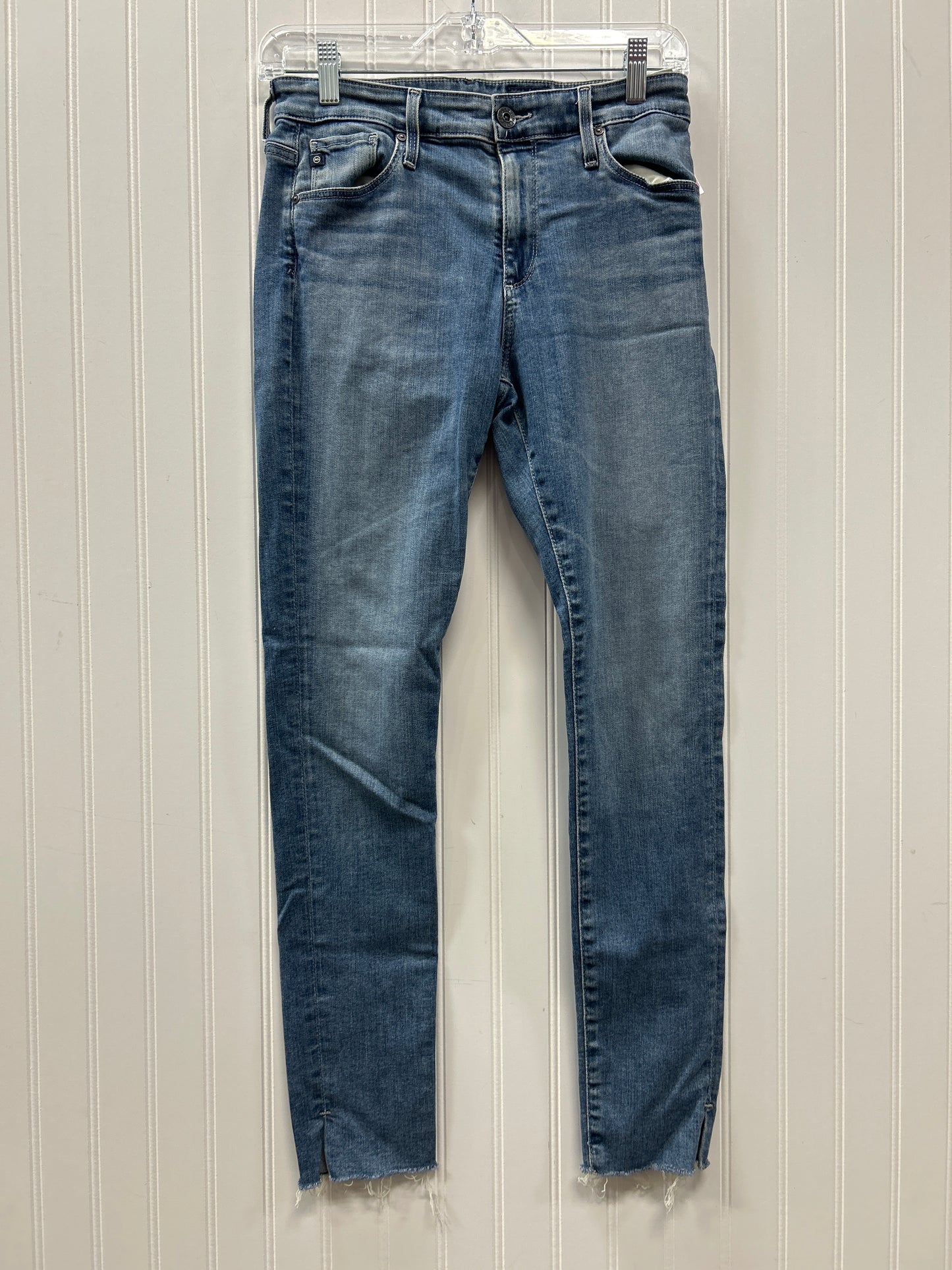 Jeans Skinny By Adriano Goldschmied In Blue Denim, Size:4