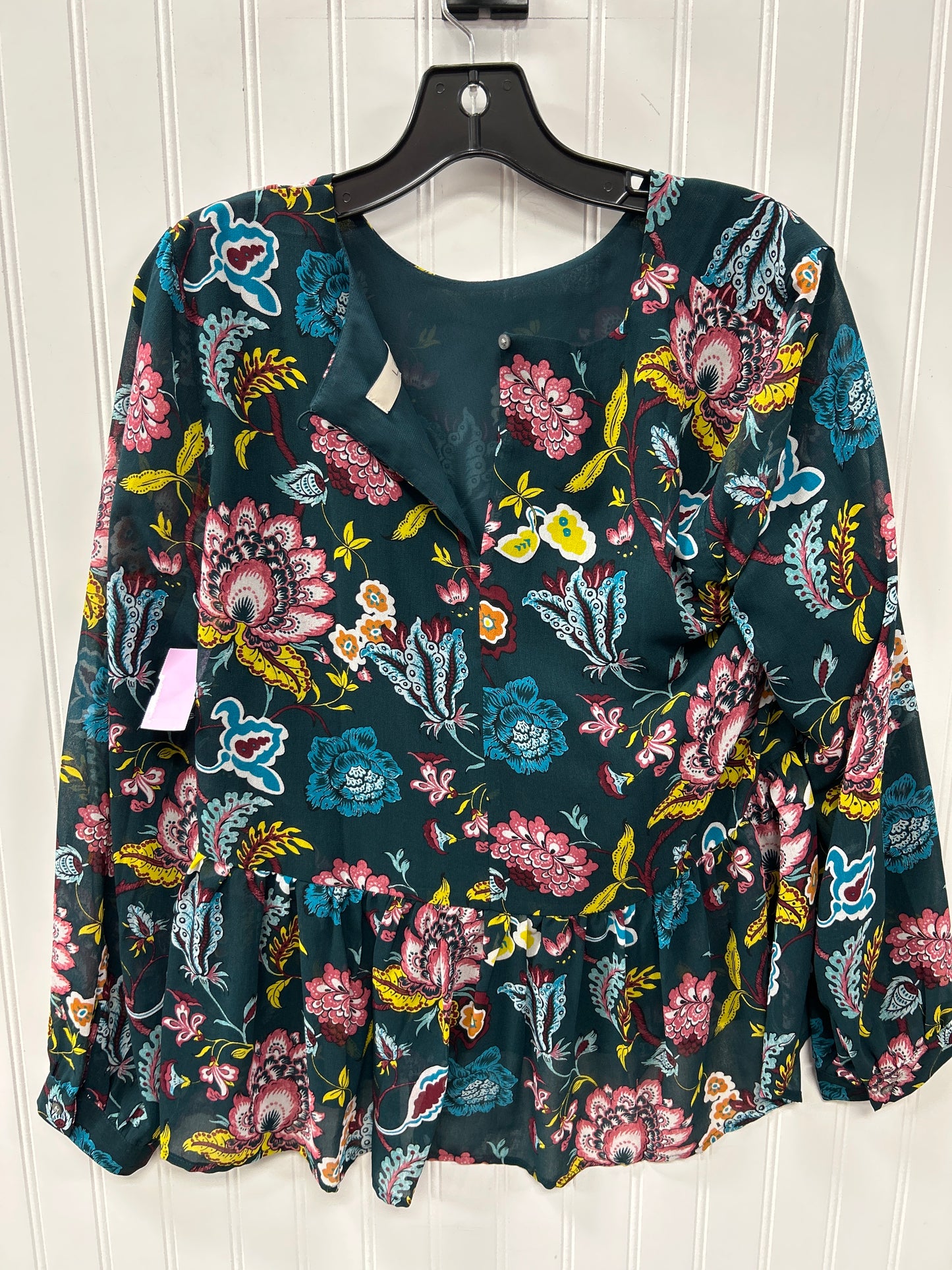 Top Ls By Loft In Green, Size:M