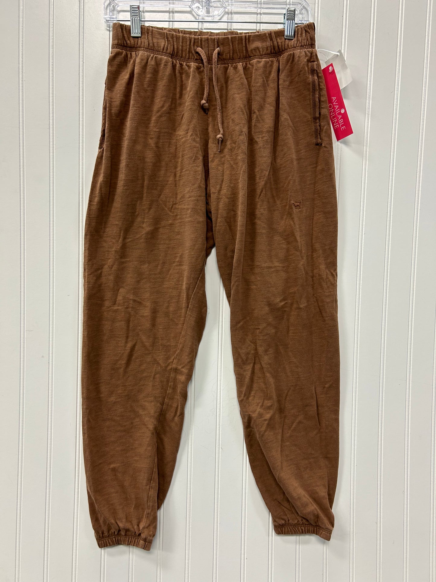 Athletic Pants By Pink In Brown, Size:M