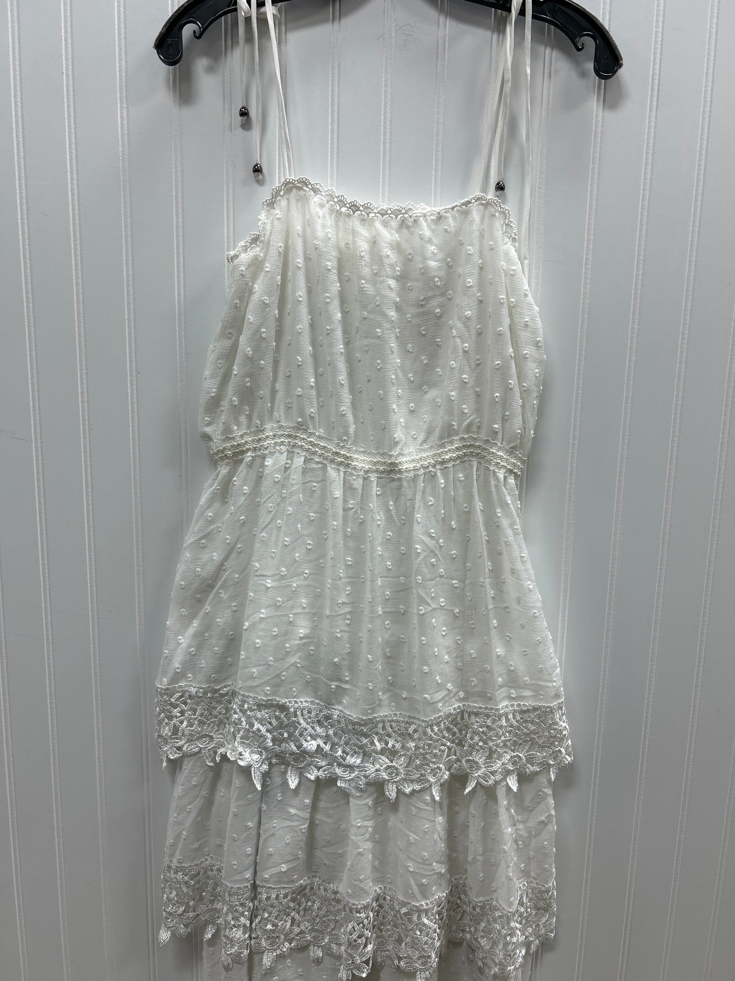 Dress Casual Midi By Pol In White, Size:S