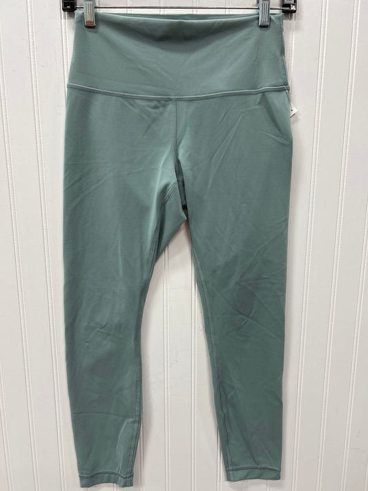Athletic Leggings By Lululemon In Green, Size:8