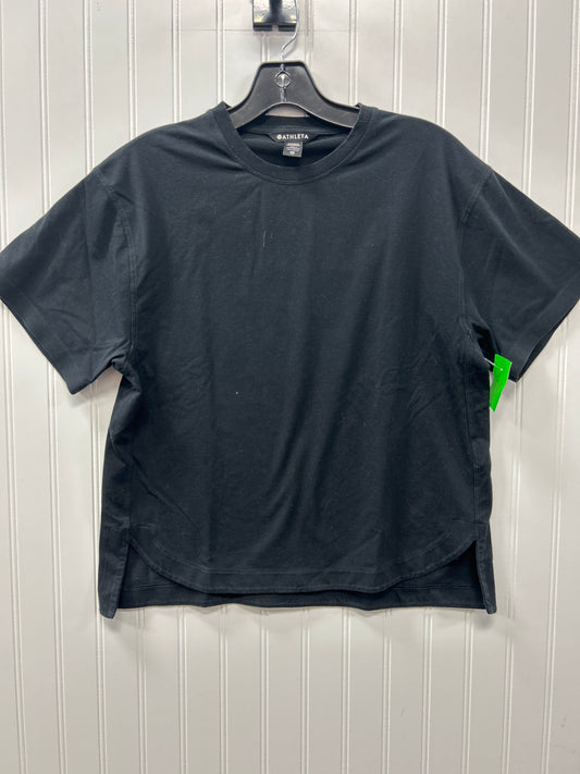 Athletic Top Ss By Athleta In Black, Size:Xs