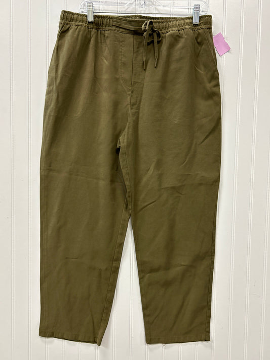 Pants Linen By Mng In Green, Size:L