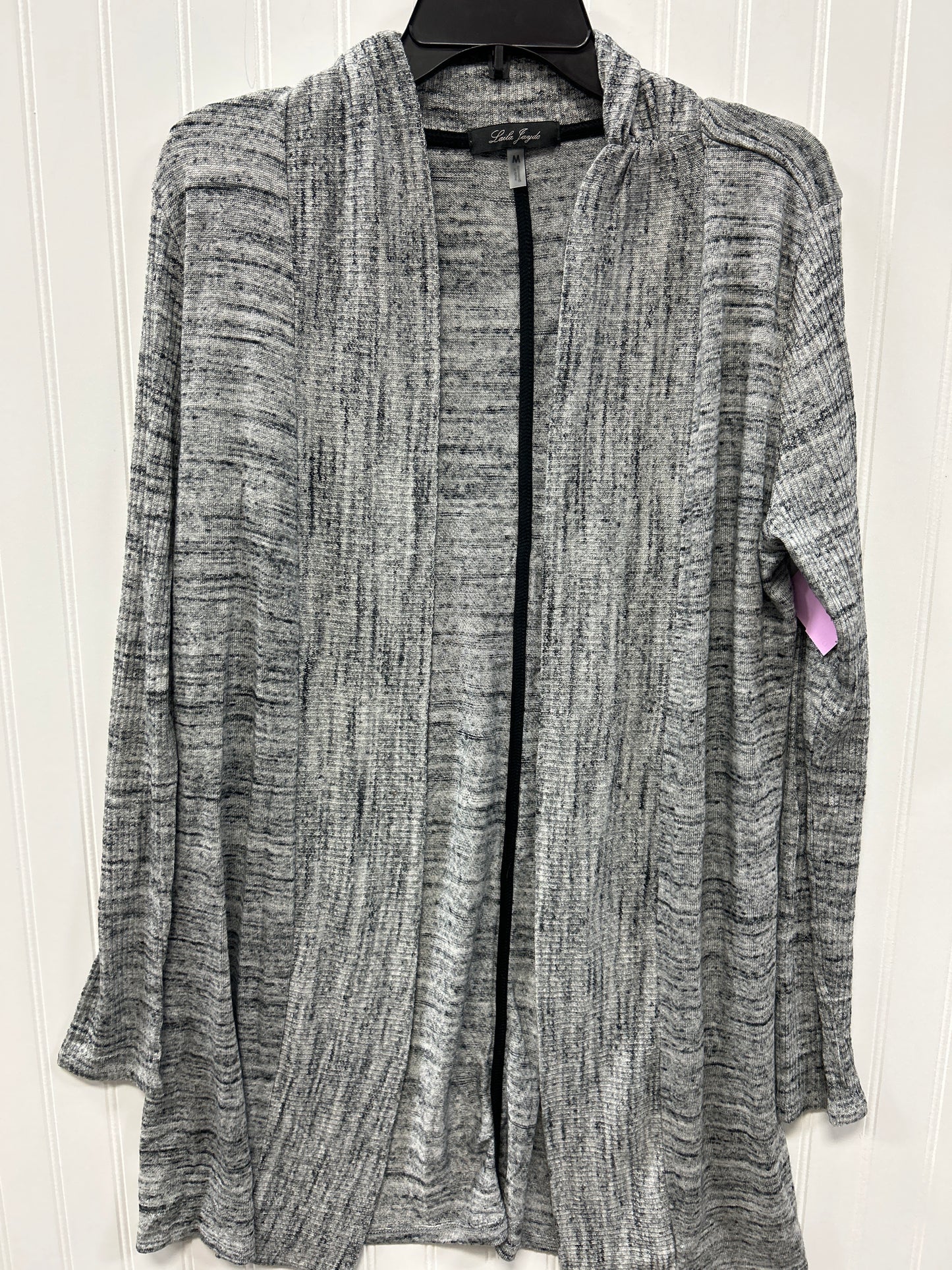 Cardigan By Clothes Mentor In Grey, Size:M