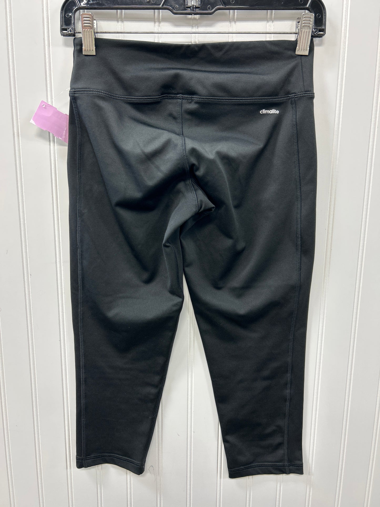Athletic Leggings Capris By Adidas In Black, Size:Xs