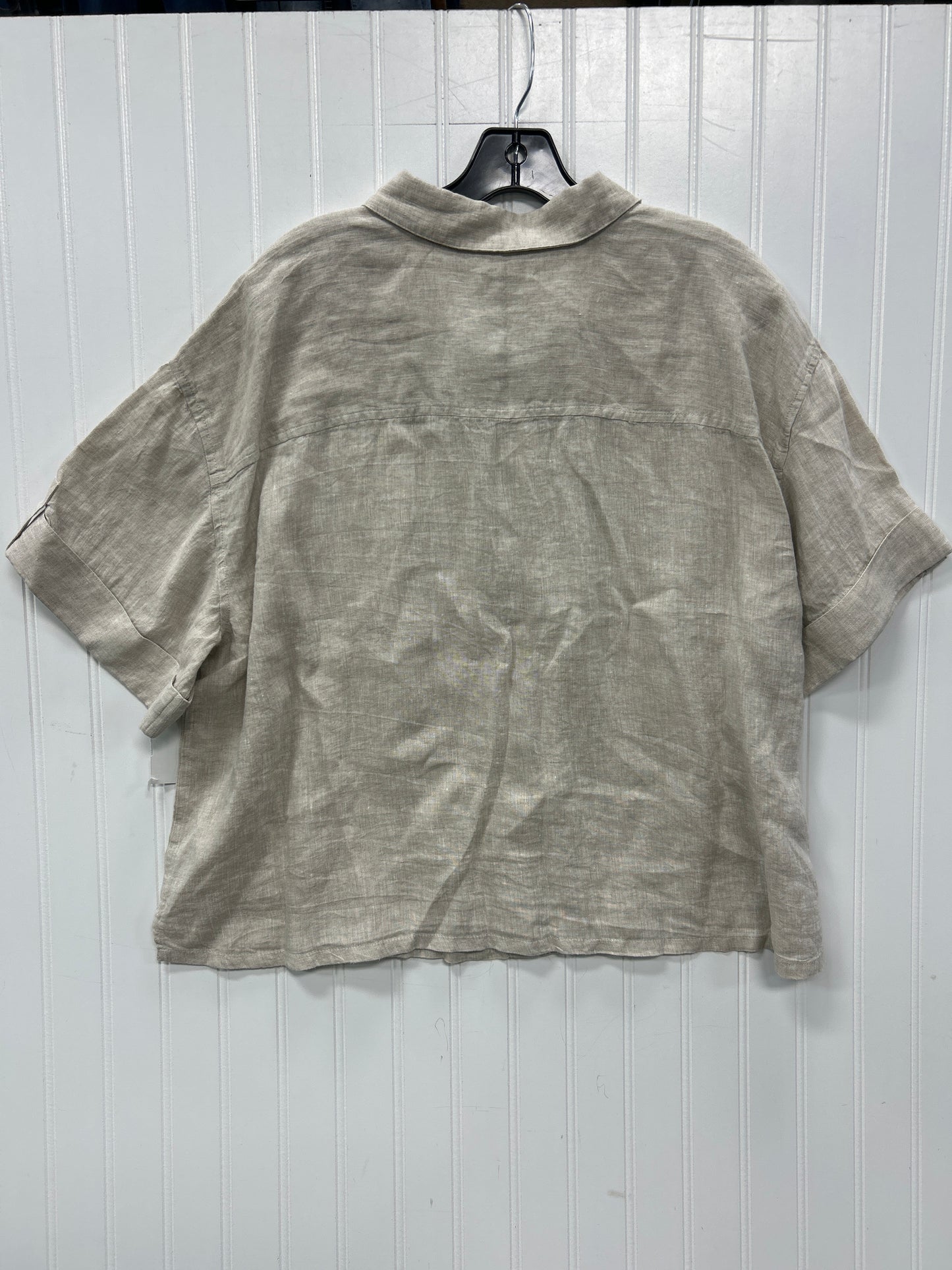 Top Ss By Chicos In Tan, Size:1X