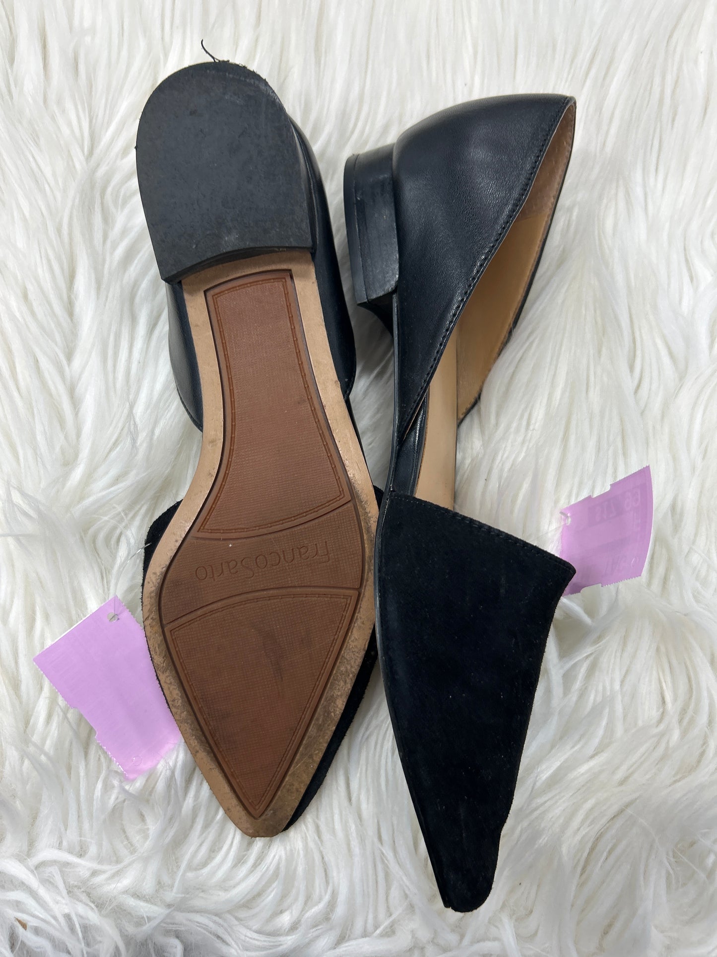 Shoes Flats By Franco Sarto In Black, Size:7.5