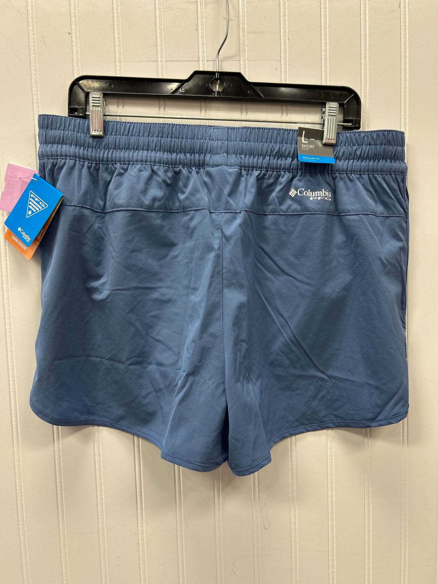 Athletic Shorts By Columbia In Blue, Size:L NWT