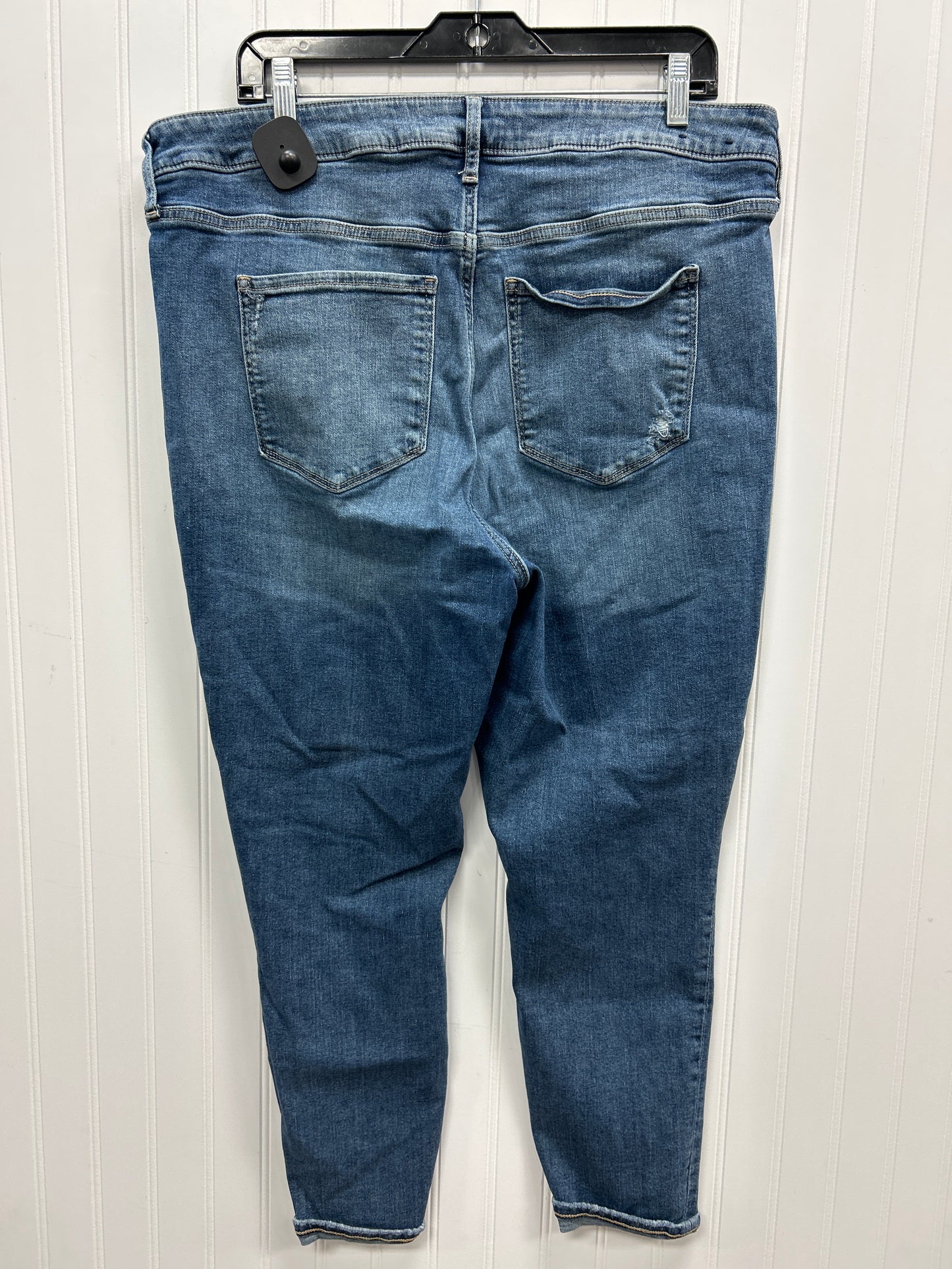 Jeans Jeggings By Gap In Blue Denim, Size:18