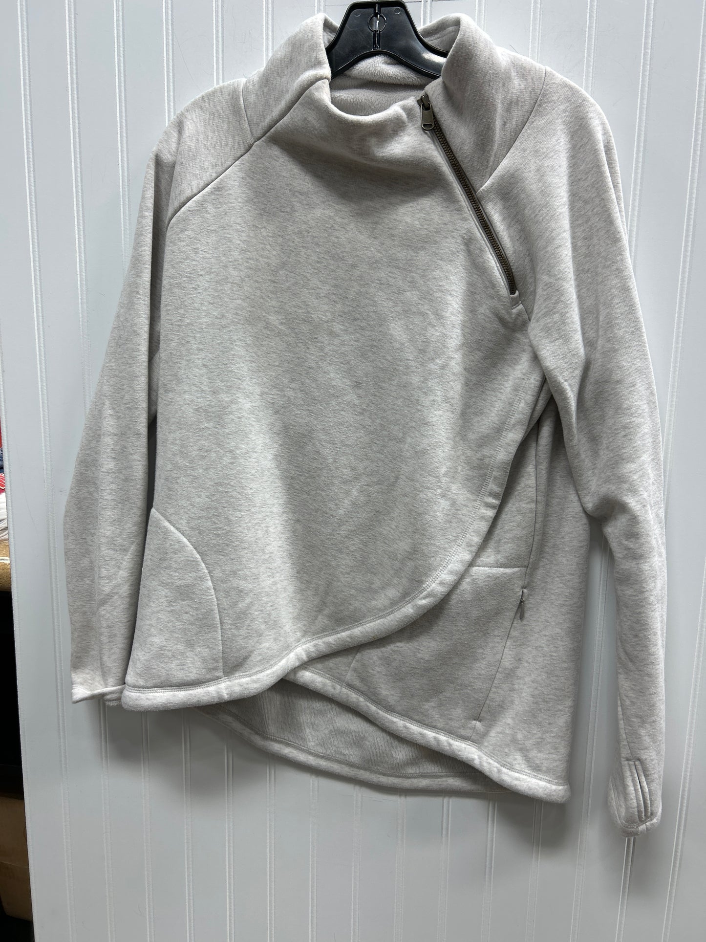 Athletic Fleece By Athleta In Grey, Size:M