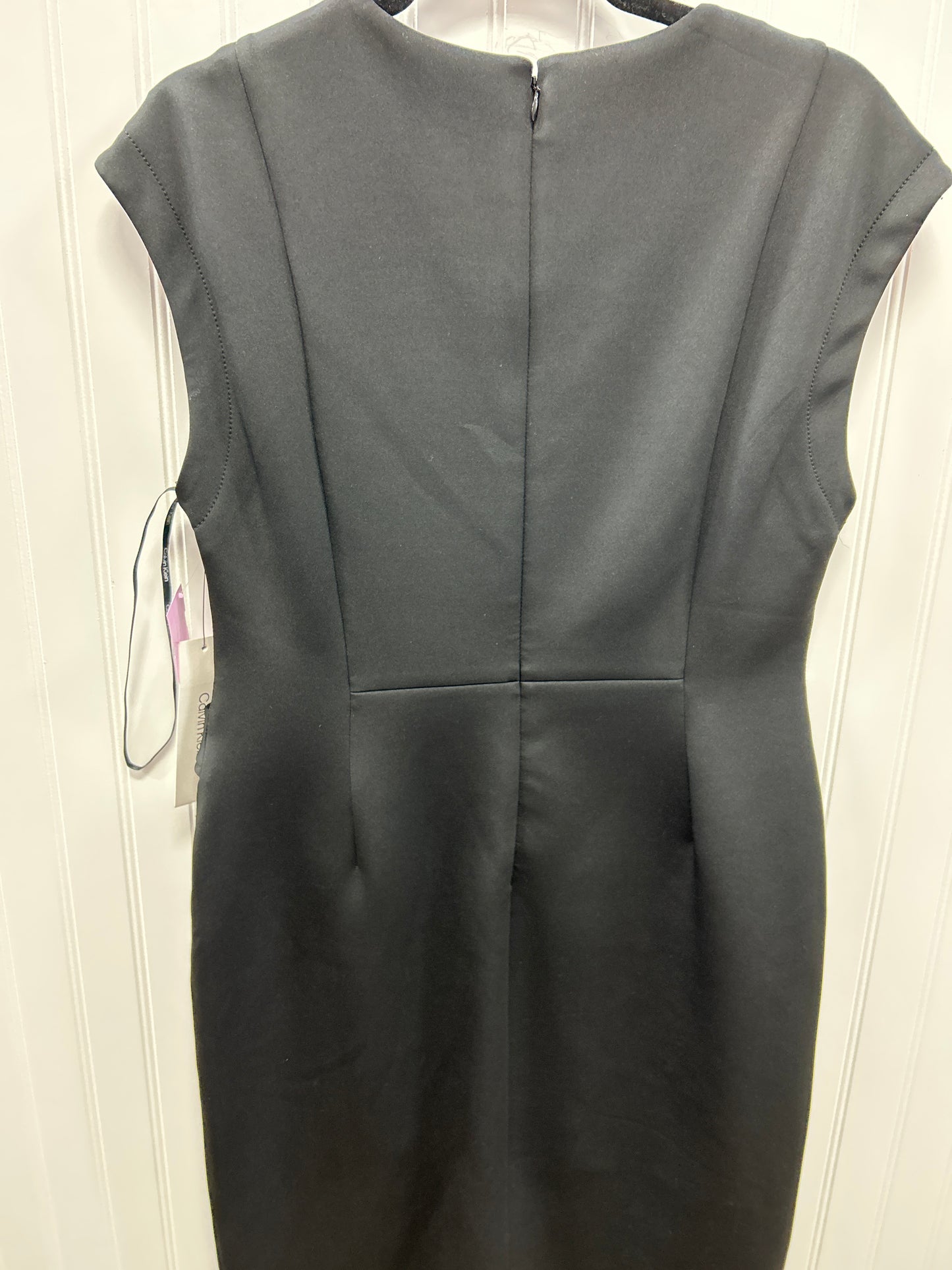 Dress Work By Calvin Klein In Black, Size:12