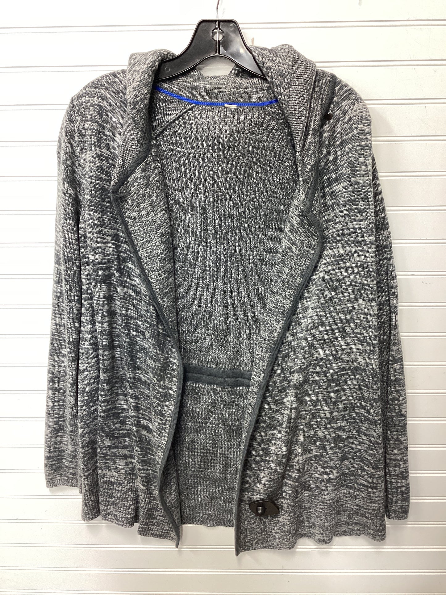 Sweater Cardigan By Lululemon In Grey, Size:M