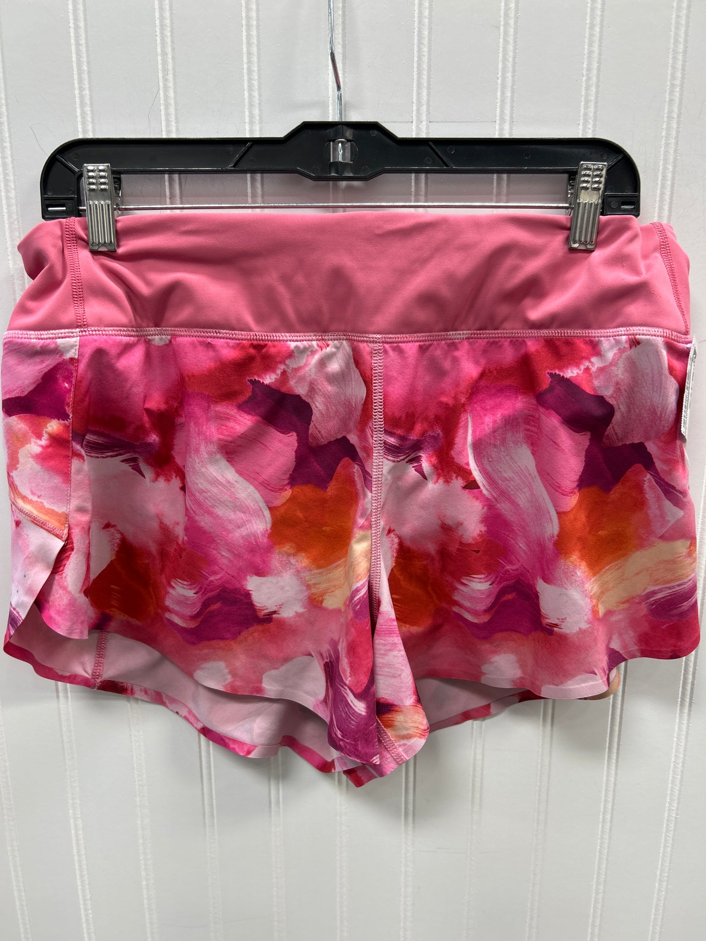 Athletic Shorts By Athleta In Pink, Size:L