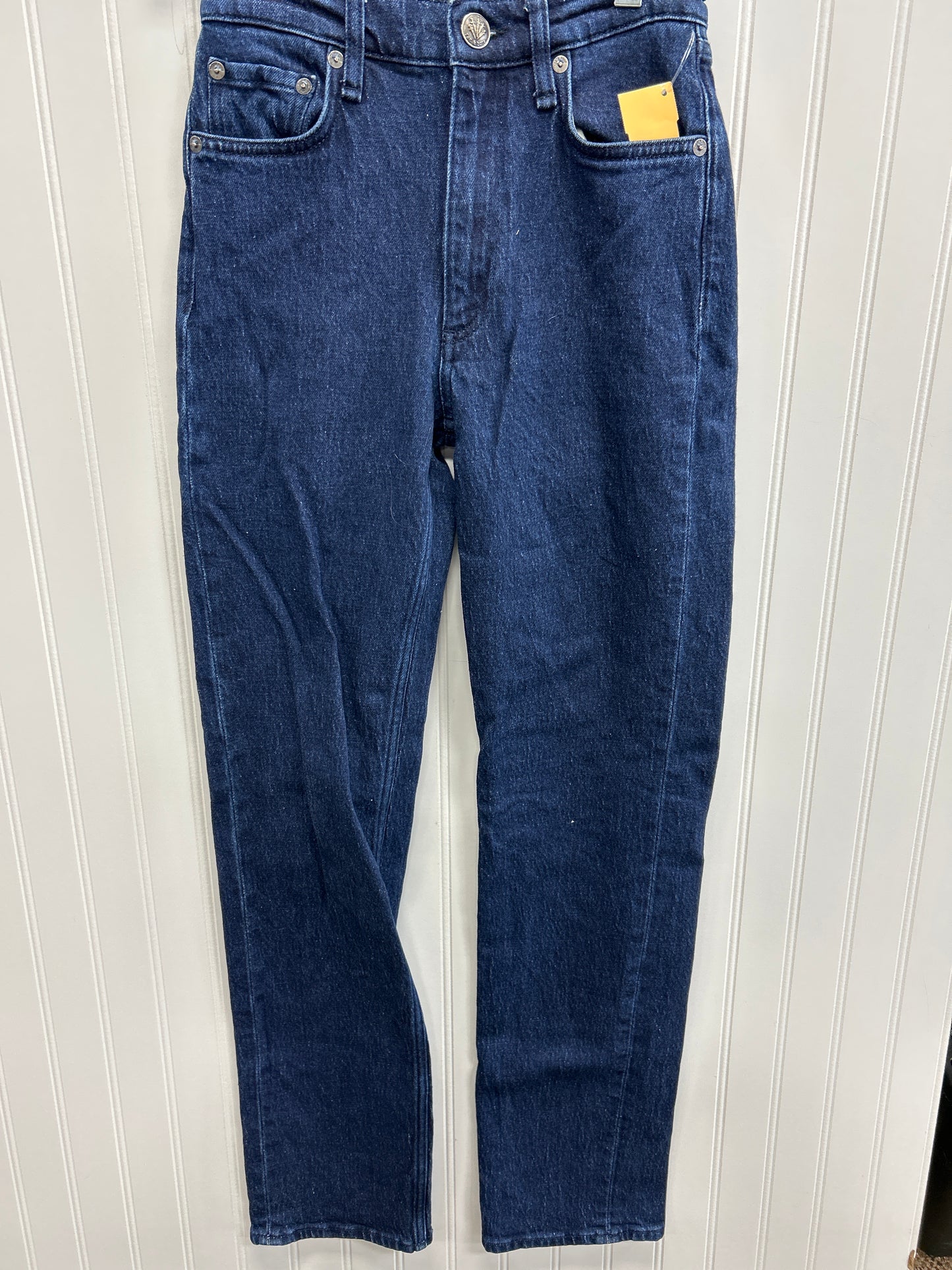 Jeans Straight By Rag And Bone In Blue Denim, Size:0