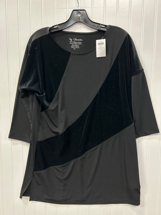 Top Ls By Chicos In Black, Size:S