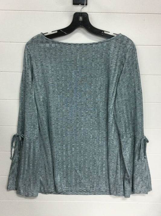 Top Ls By Agb In Blue, Size:L