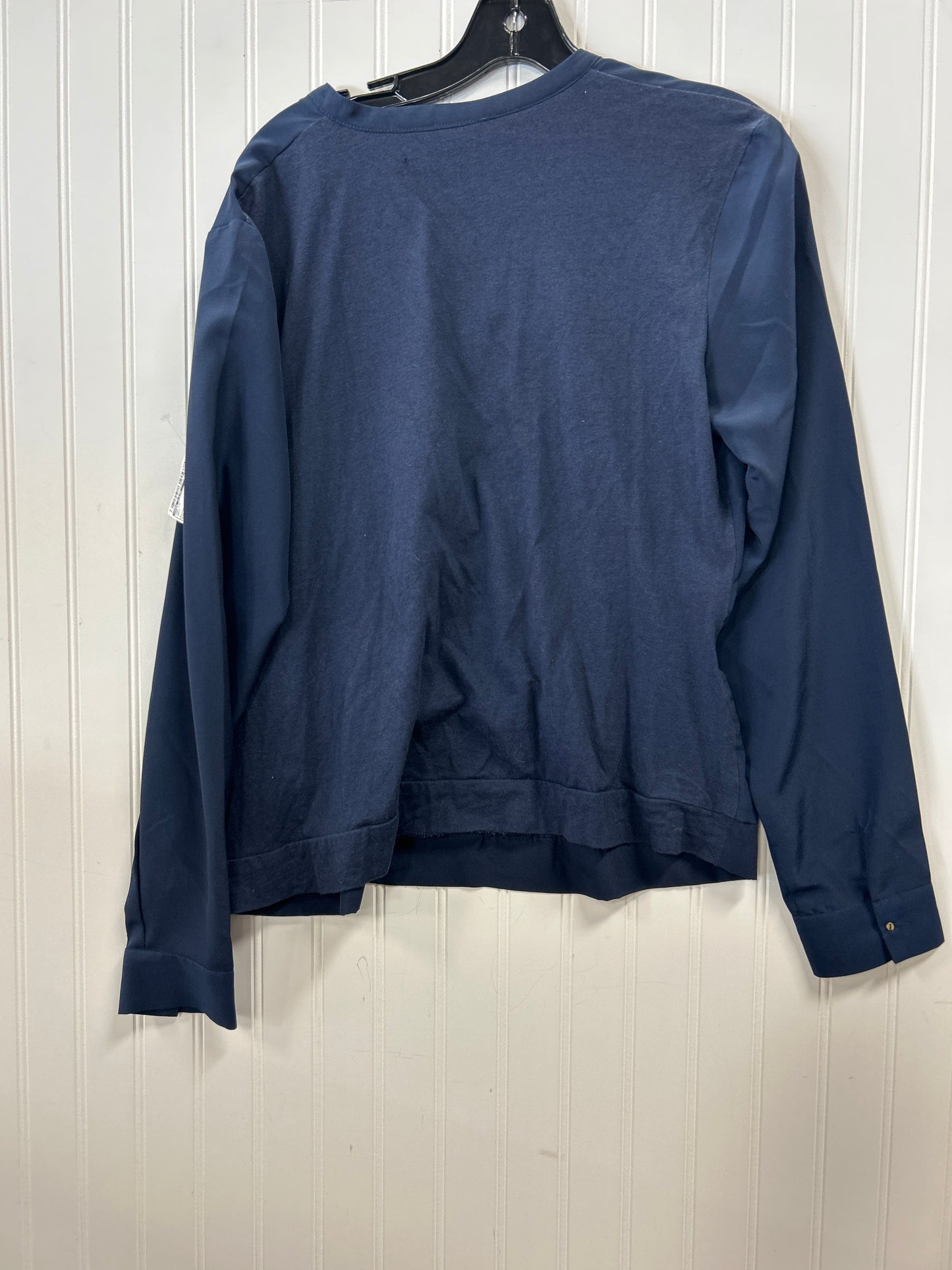 Top Ls By Anne Klein In Navy, Size:L
