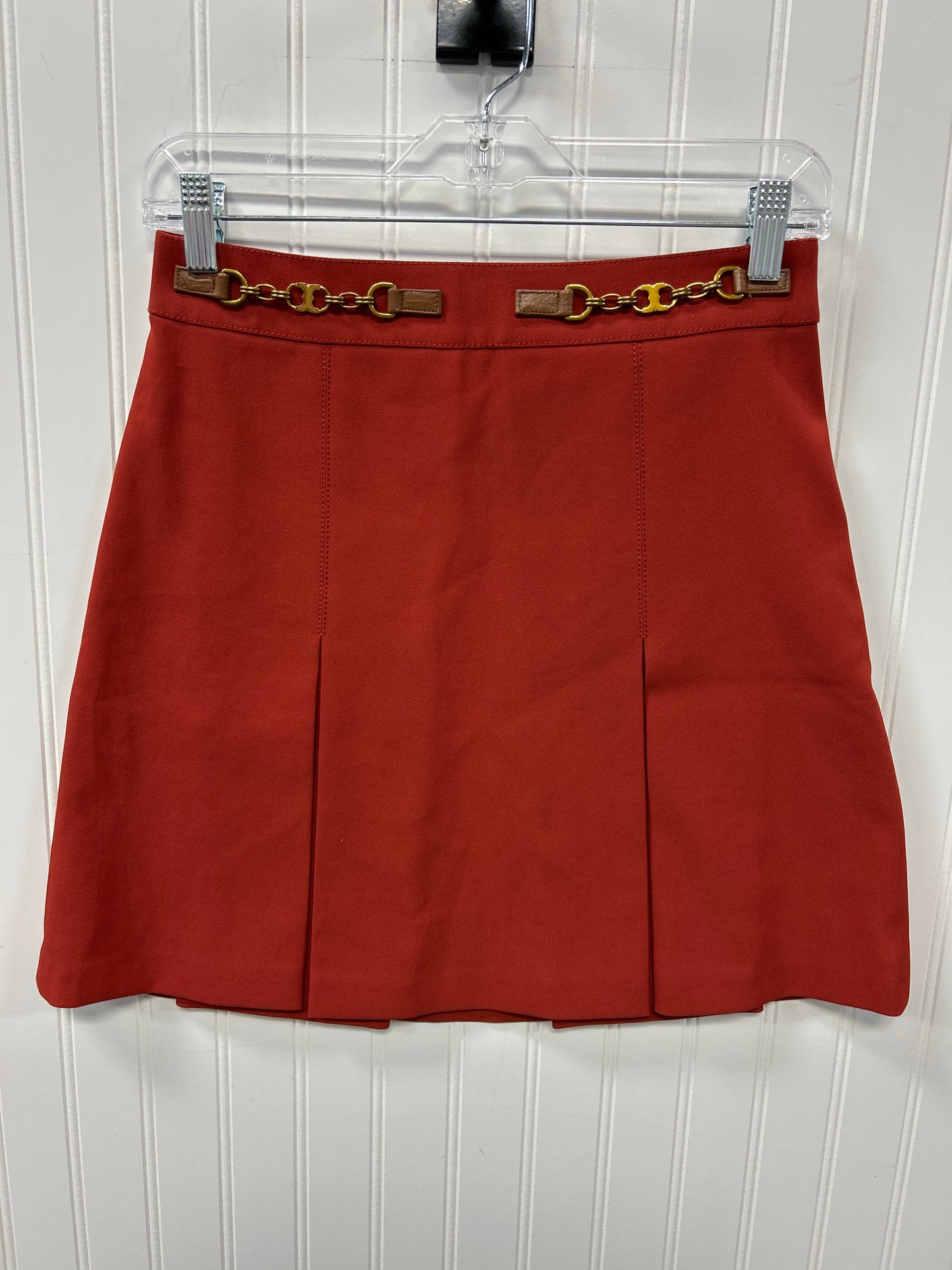 Skirt Designer By Tory Burch In Orange, Size:0