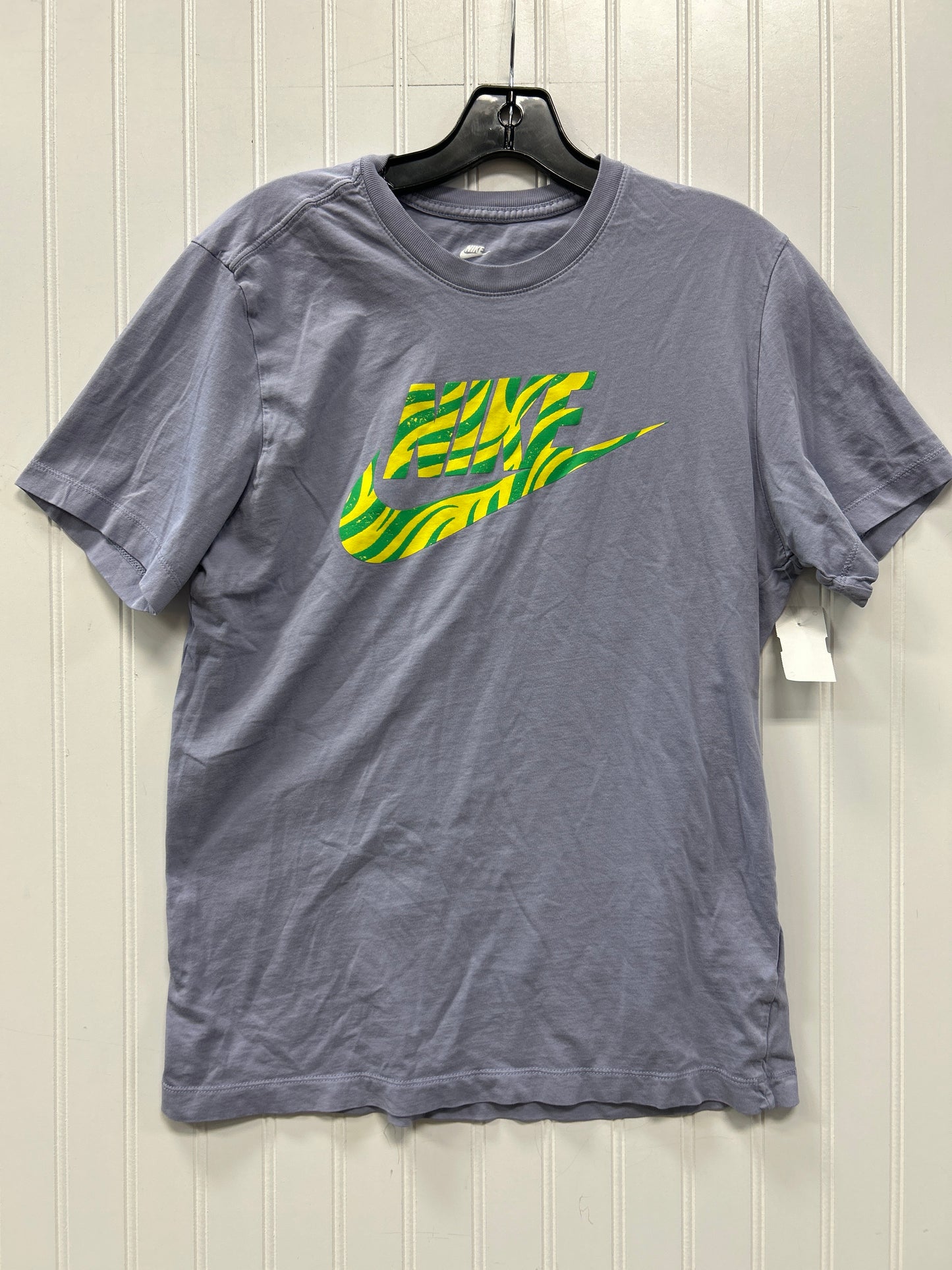 Athletic Top Ss By Nike Apparel In Purple, Size:L