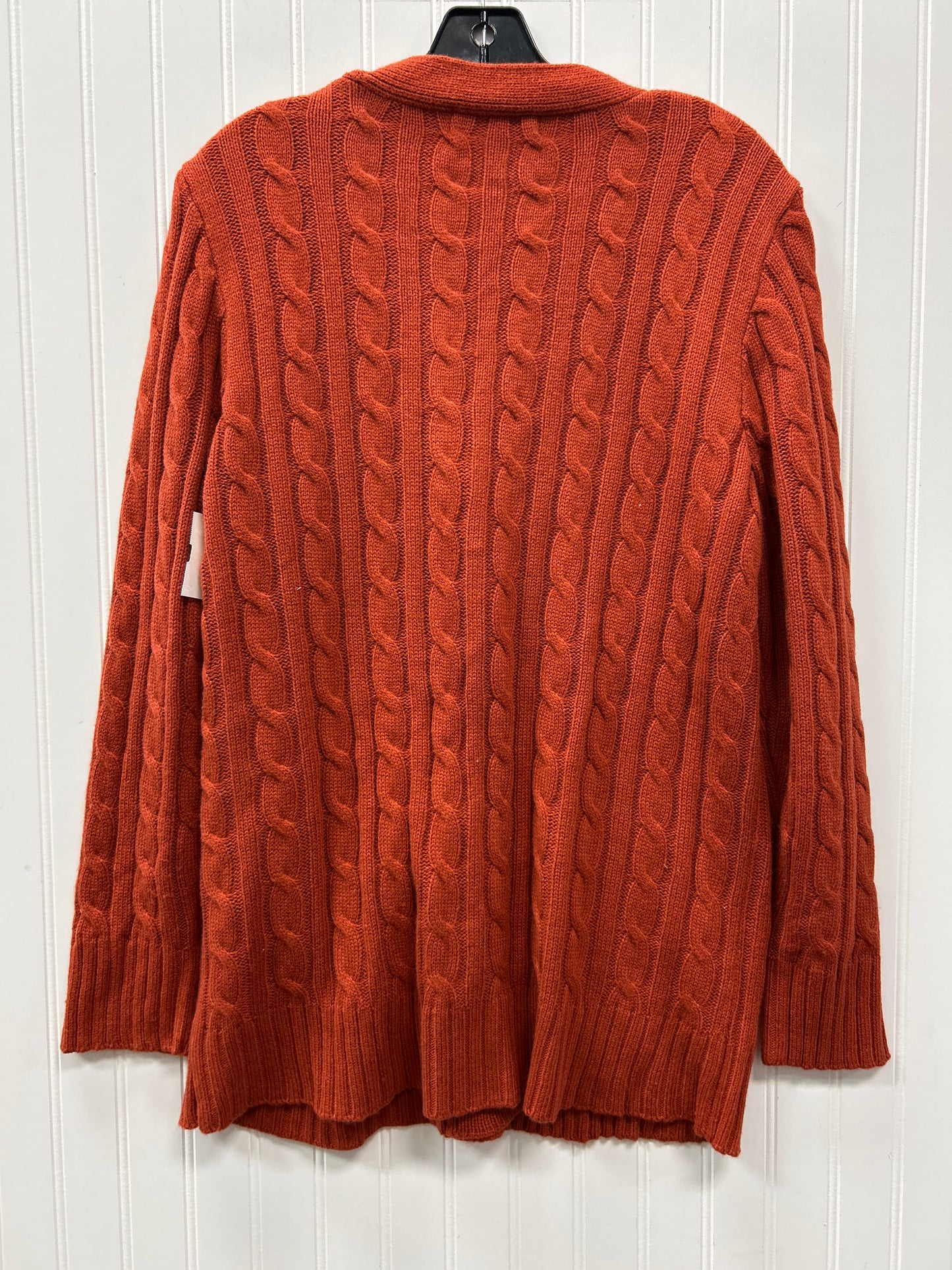 Sweater Cardigan By Merokeety In Orange, Size:Xl
