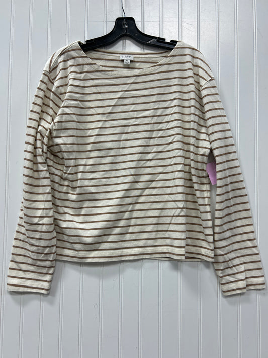 Top Ls By J. Crew In Cream, Size:M
