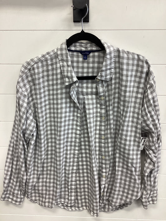 Top Ls By Nautica In White, Size:L