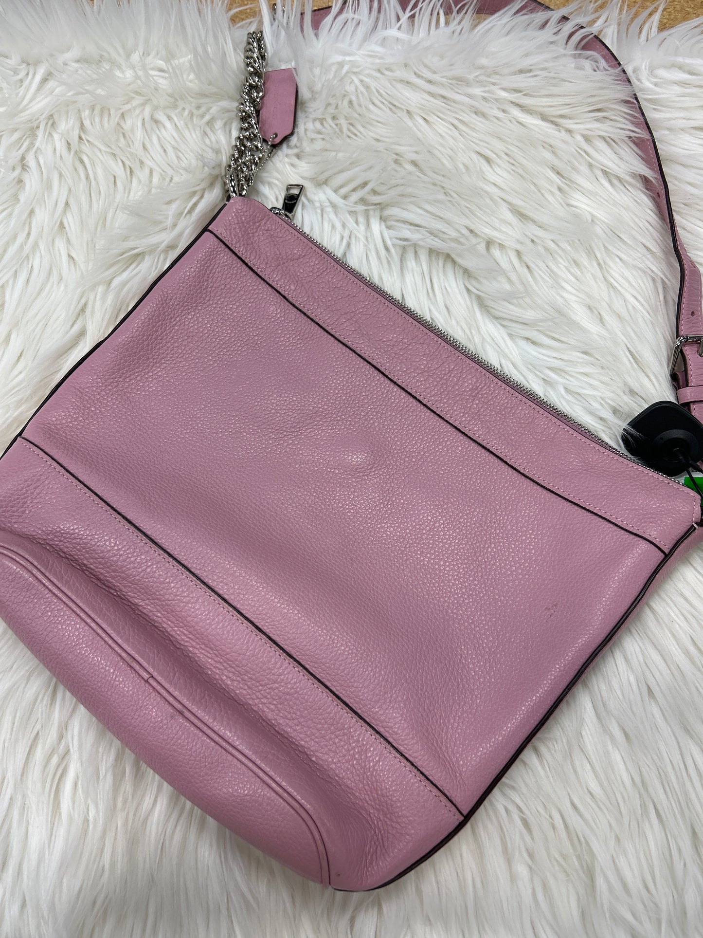Handbag Designer By Coach In PINK , Size:Medium