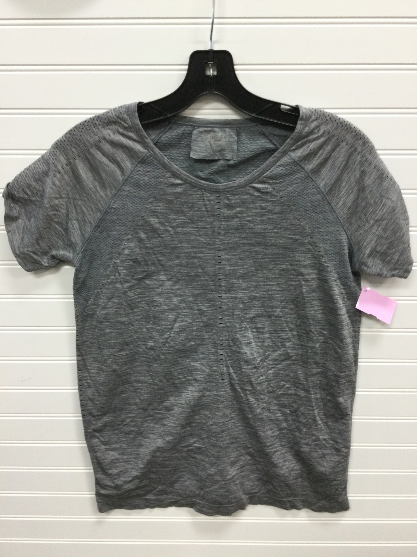 Athletic Top Ss By Athleta In Grey, Size:M