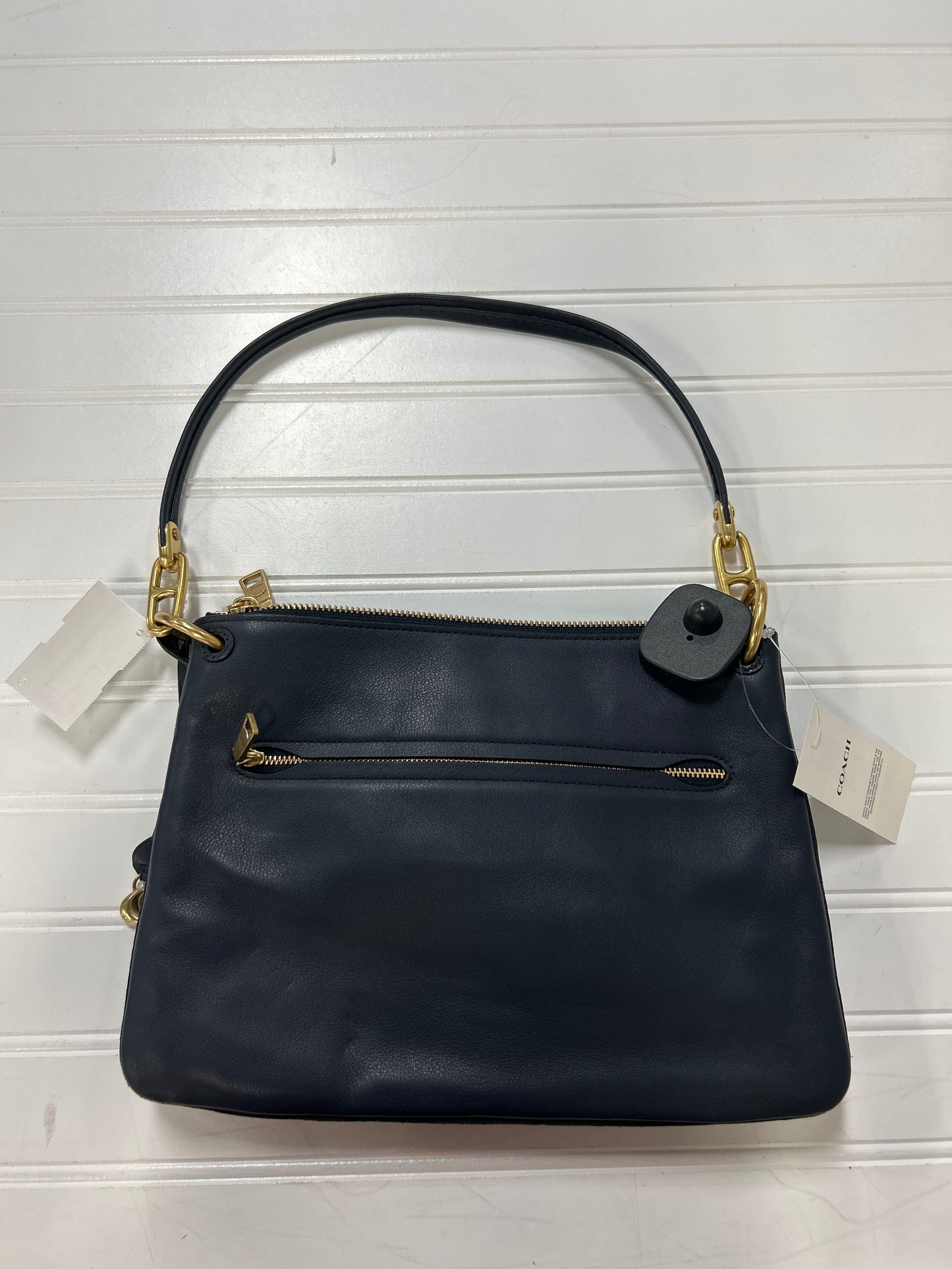 Handbag Designer By Coach In Navy, Size:Medium NWT