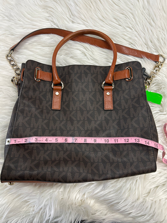 Handbag Designer By Michael Kors In Brown, Size:Large