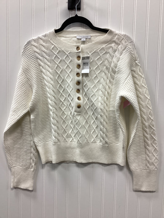 Sweater By Ann Taylor In Cream, Size:S
