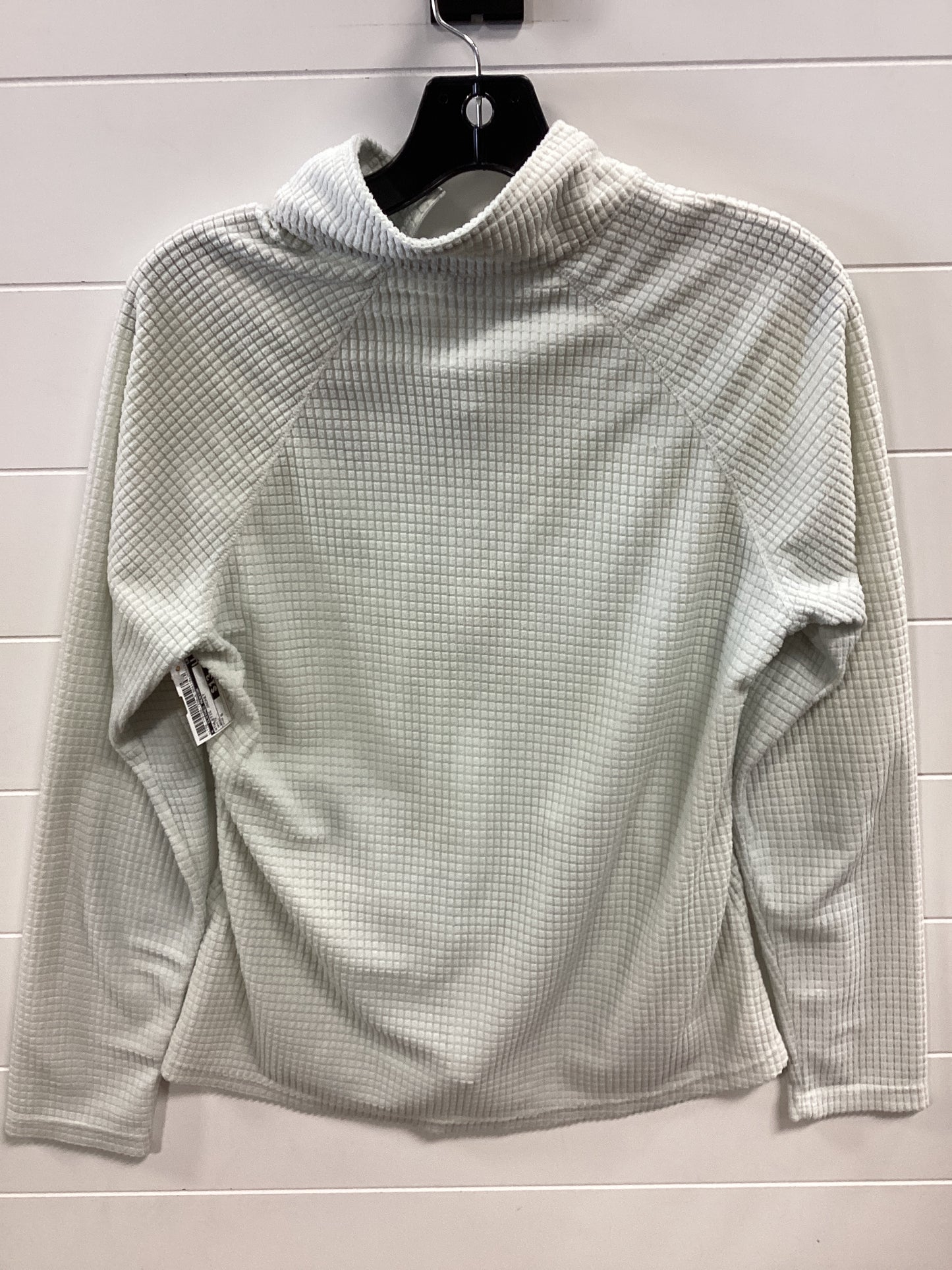 Athletic Jacket By Clothes Mentor In White, Size:S