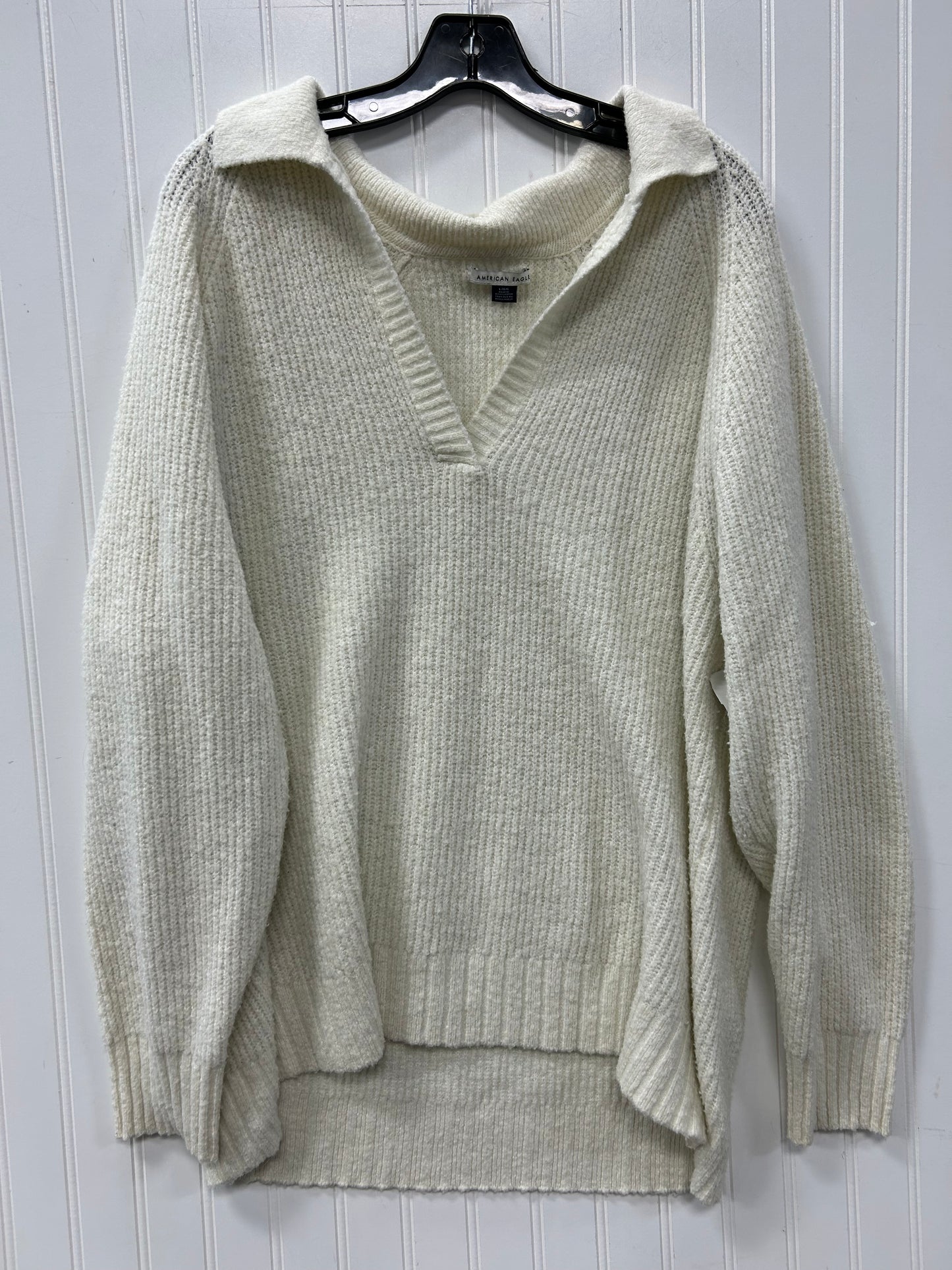 Sweater By American Eagle In Cream, Size:L