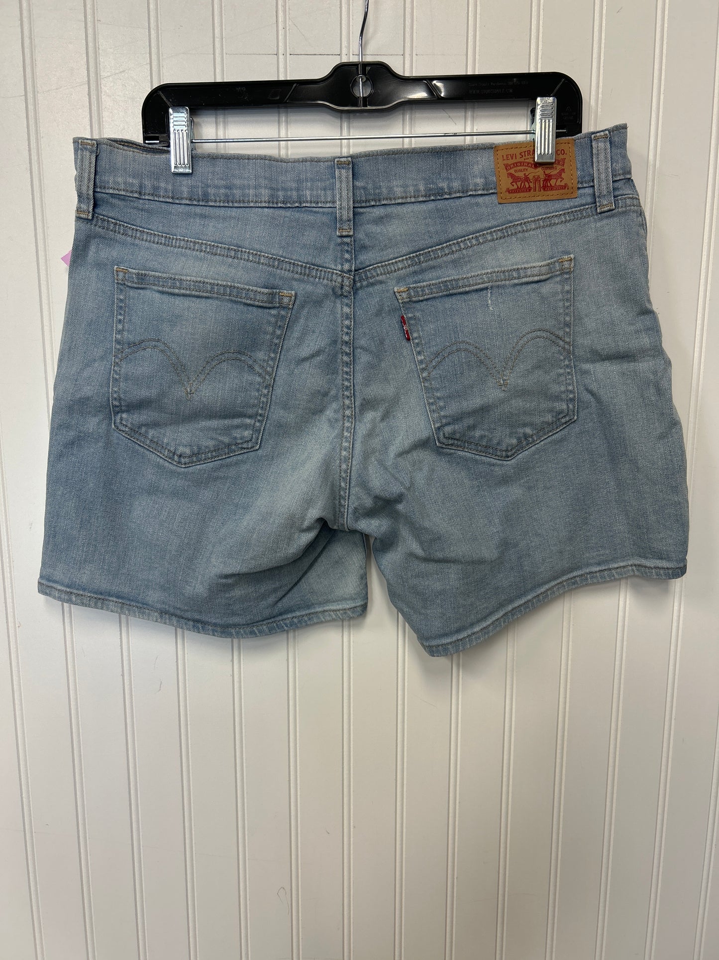 Shorts By Levis In Blue Denim, Size:12