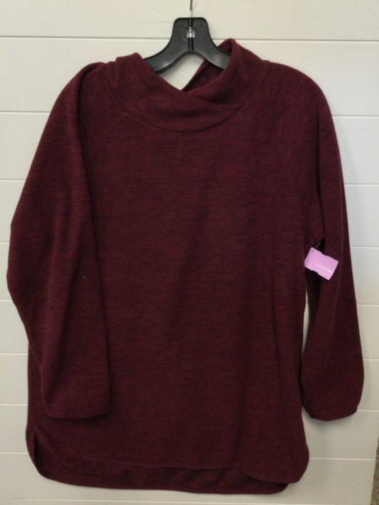 Athletic Fleece By Tek Gear In Maroon, Size:Xl