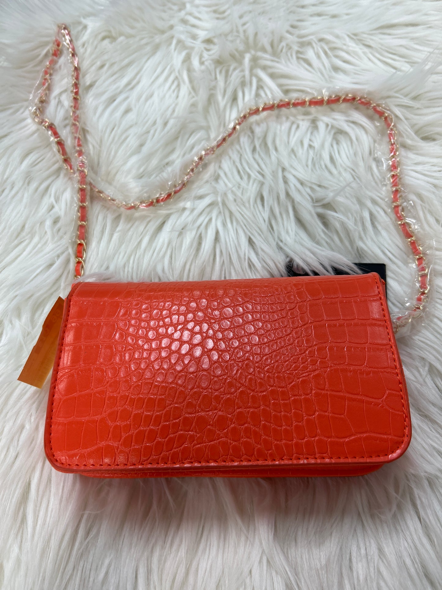 Crossbody By Badgley Mischka In Orange, Size:Small