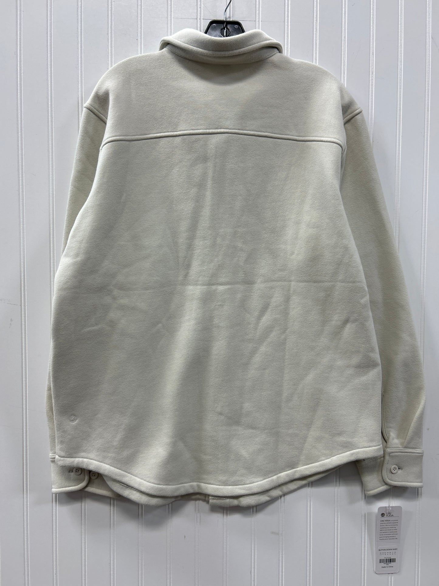 Jacket Other By Crz Yoga In Cream, Size:L NWT
