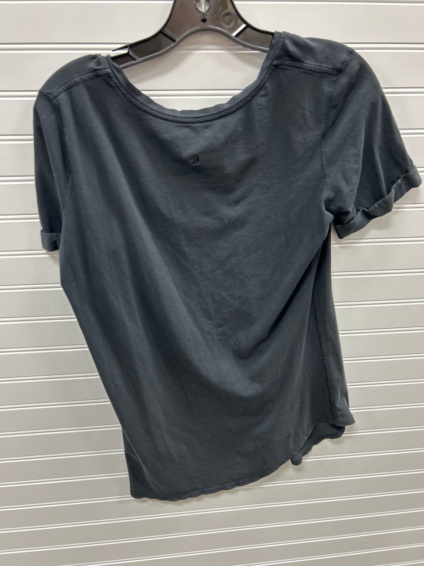 Athletic Top Ss By Lululemon In Black, Size:8
