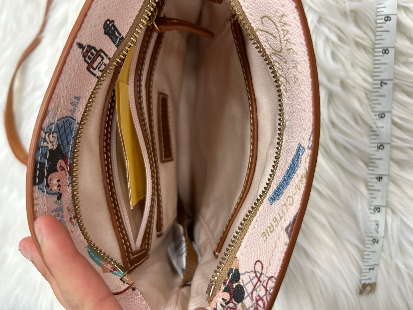 Crossbody Designer By Dooney And Bourke In Pink, Size:Medium