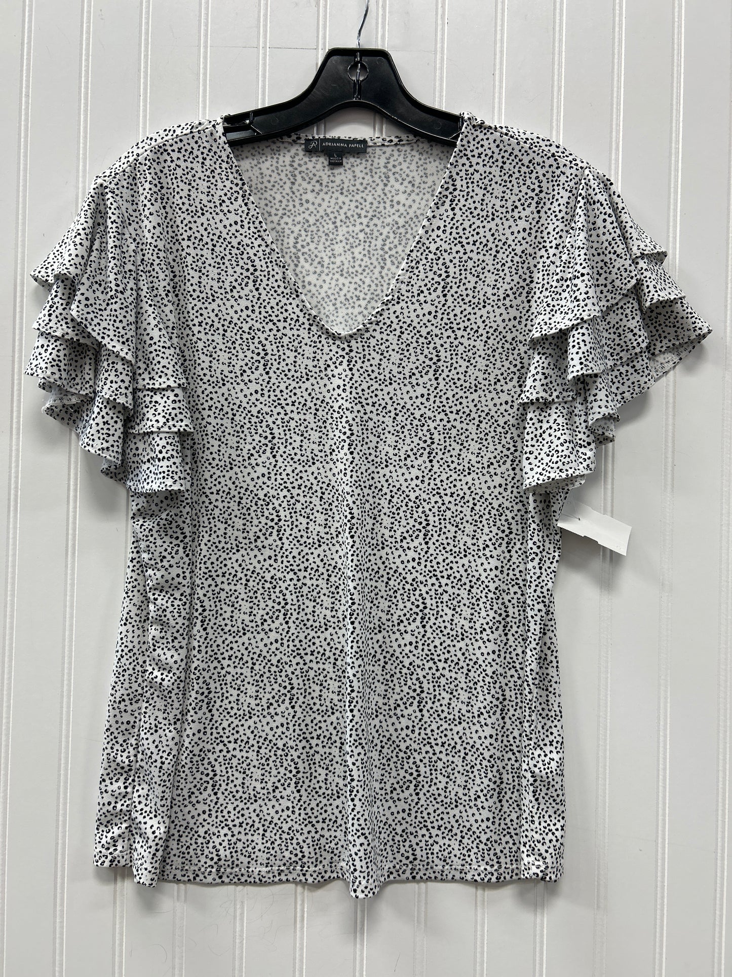 Top Ss By Adrianna Papell In White, Size:L