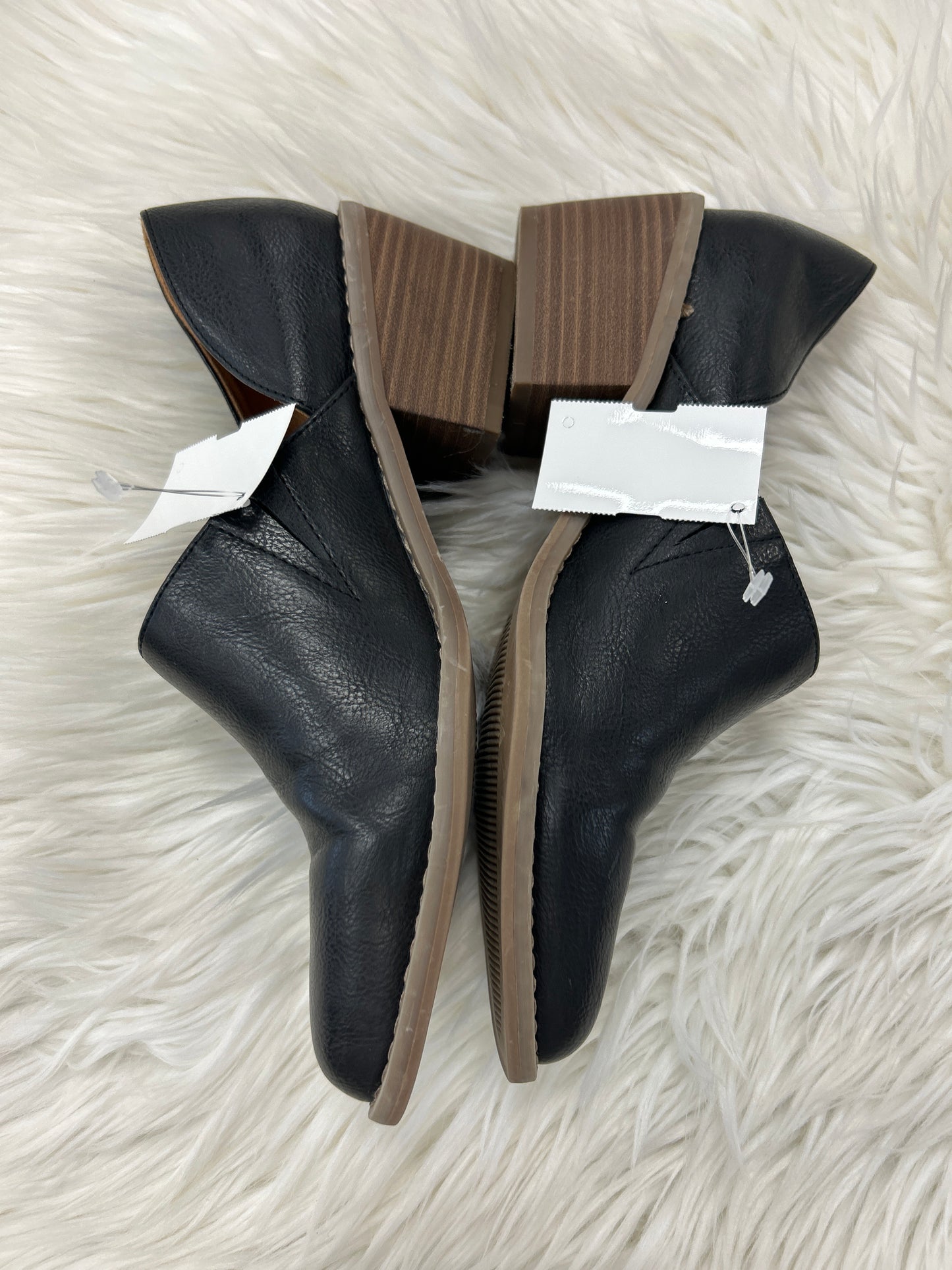 Boots Ankle Heels By Universal Thread In Black, Size:8