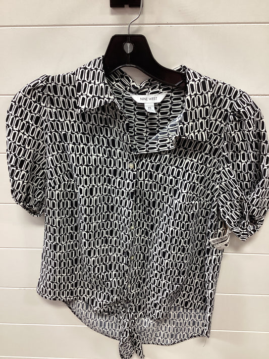 Top Ss By Nine West In Black & White, Size:Xs