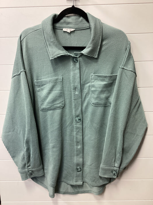 Top LS By Maurices In Blue, Size:L