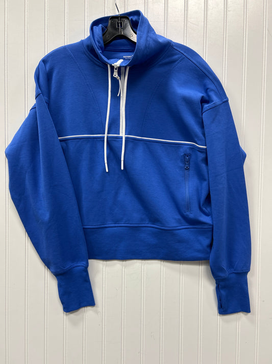 Athletic Top Ls Collar By Old Navy In Blue, Size:M