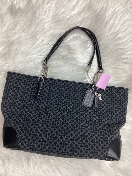 Handbag Designer By Coach In Black, Size:Medium