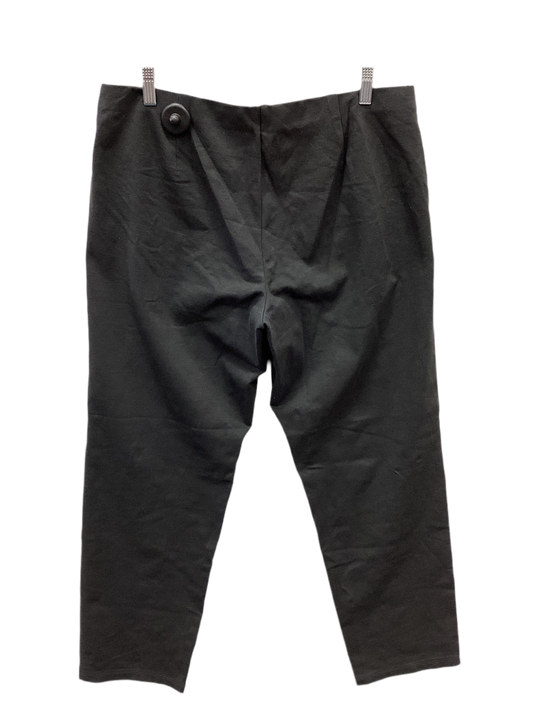 Dress Pants  By Eileen Fisher In Black, Size:L
