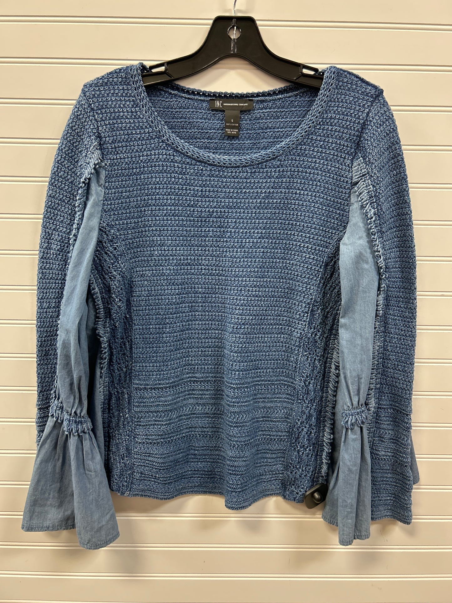 Top Ls By Inc In Blue, Size:S