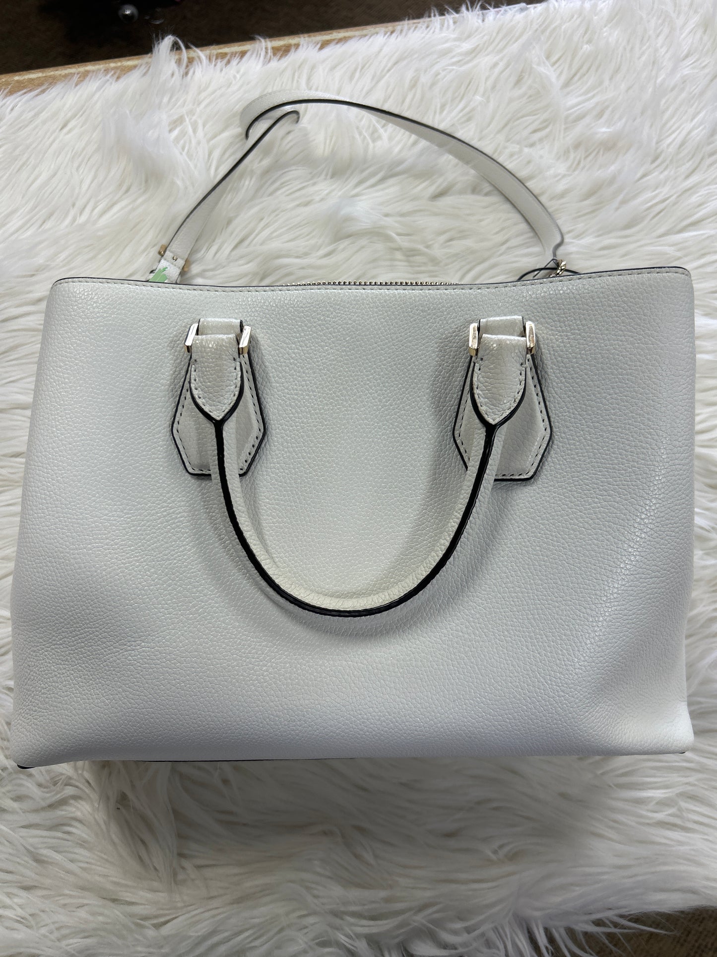 Handbag Designer By Michael Kors In White, Size:Large