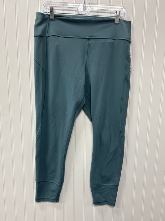 Athletic Leggings By Lululemon In Aqua, Size:14